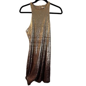 SOLD - Halston sequins dress size M ombrΓ© nwot